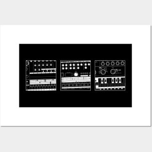 Drum Machine, Drum Machine, Bass Machine Posters and Art